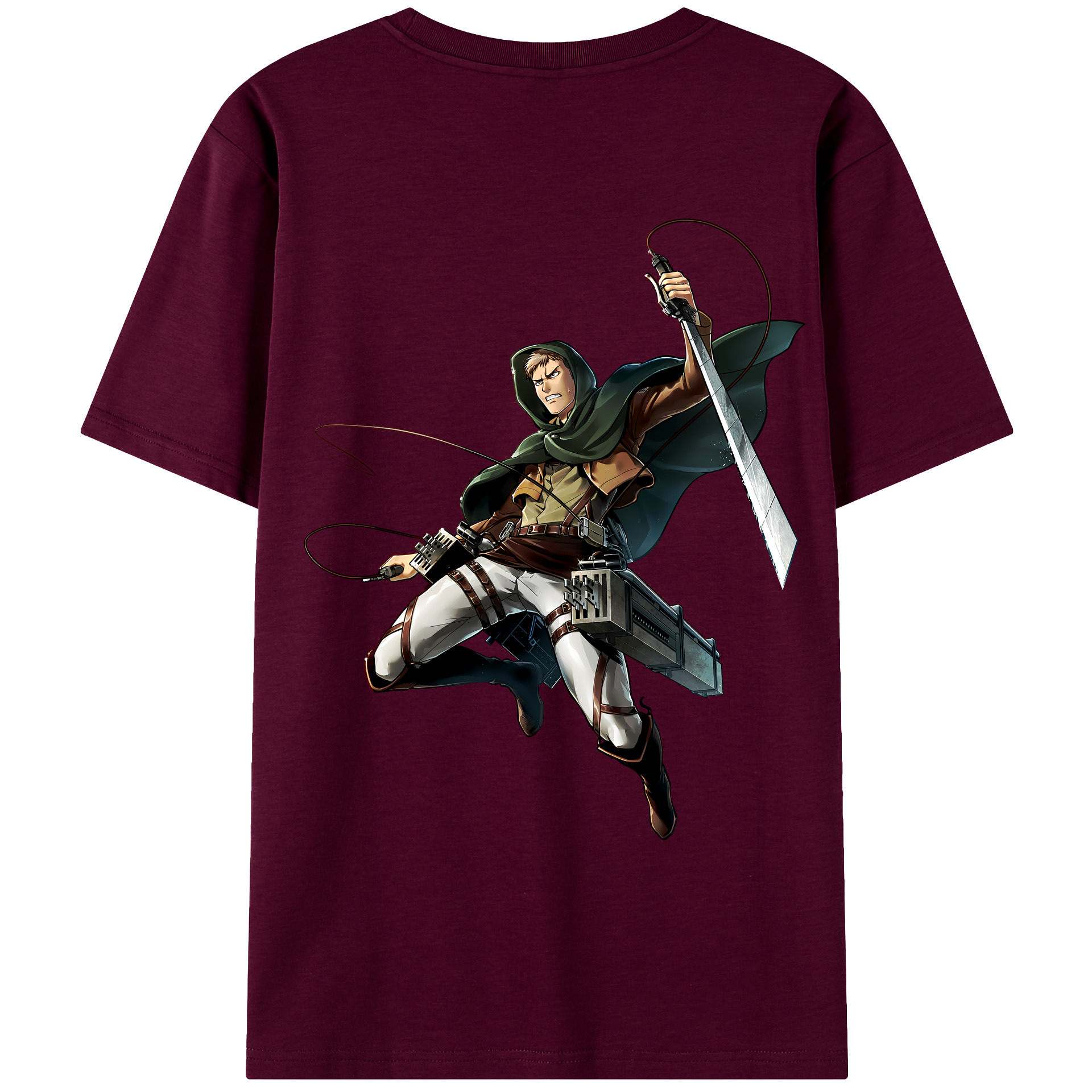 （画像用） 進撃の巨人 Attack on Titan レディース半袖Tシャツ(バックプリント)